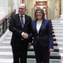 21 March 2018 National Assembly Speaker Maja Gojkovic and Swedish Parliament Speaker Urban Ahlin